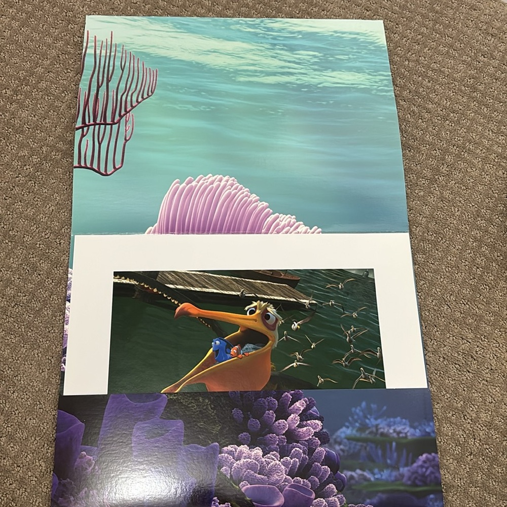 Disney Pixar Finding Nemo 4 printed lithographs suitable for framing artwork - Picture 3 of 4